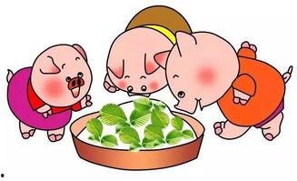 小猪吃瓜摆件图片